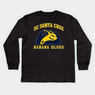 UC SANTA CRUZ BANANA SLUGS Kids Long Sleeve T-Shirt